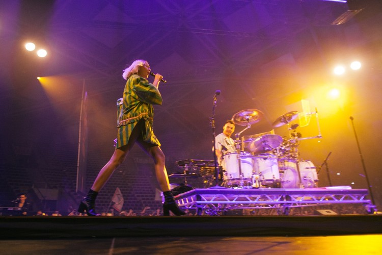 Natalia Nykiel i Jared leto na koncercie w Łodzi. 30 Secons To Mars zagrało w tamtejszej Atlas Arenie. fot. Paweł Zanio