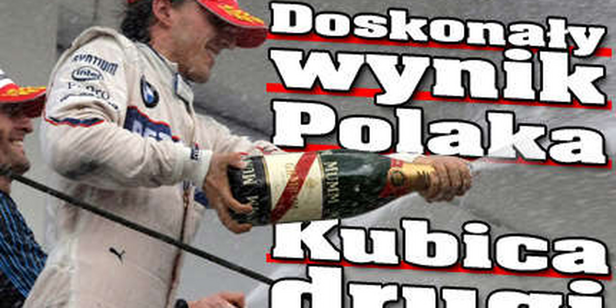 Kubica drugi w Brazylii!