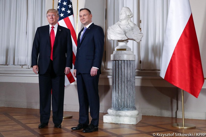 Andrzej Duda i Donald Trump