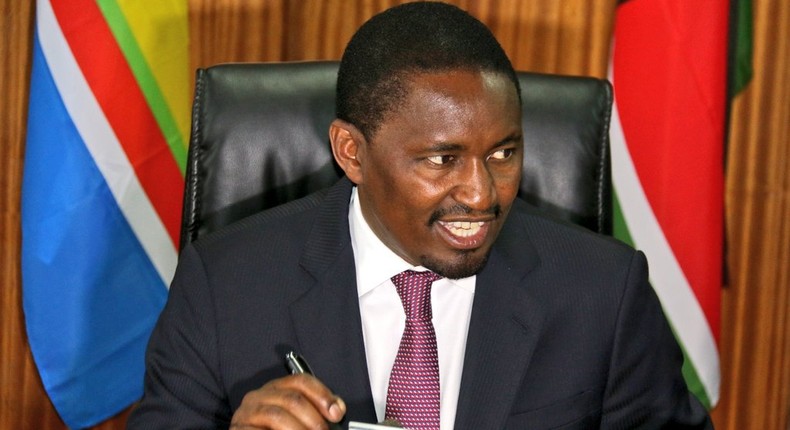 Agriculture CS Mwangi Kiunjuri