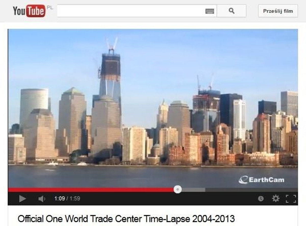 9 lat powstawania nowego wieżowca World Trade Center [WIDEO]