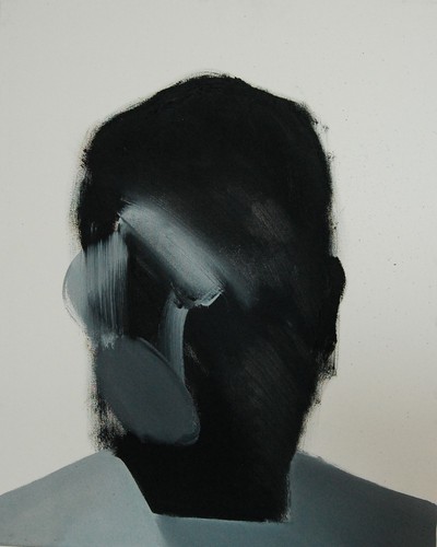 'Szkice do portretu 28', Cezary Bednarczyk, olej na płótnie, 50x40 cm