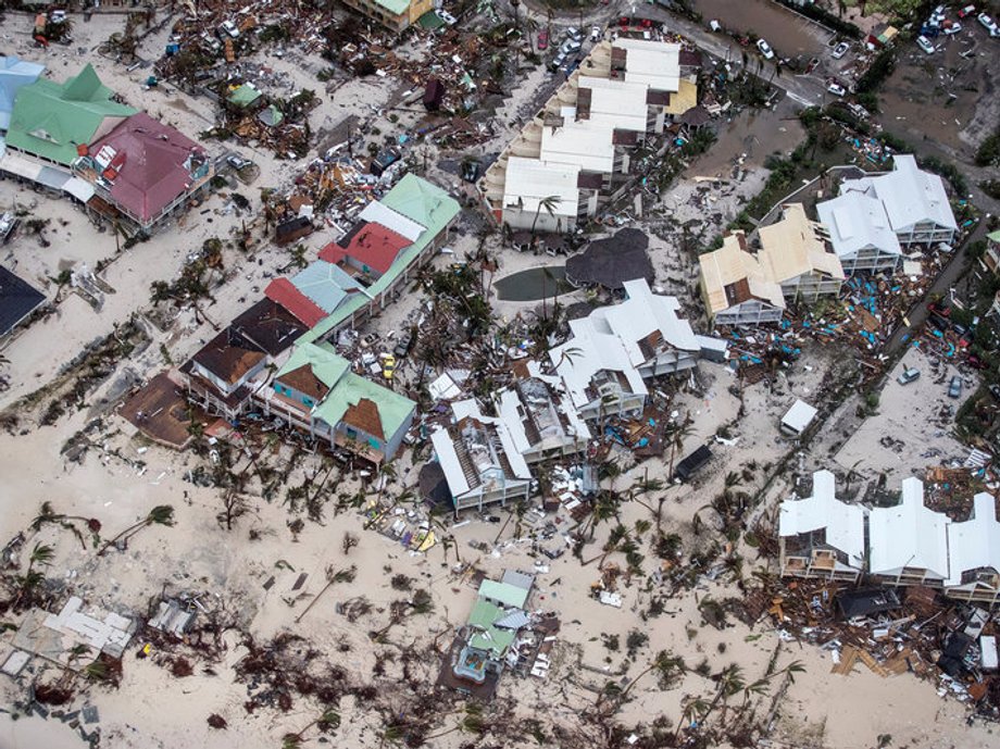 Views like this one, of Saint Martin in the Caribbean, contribute to the belief that the world is getting worse.