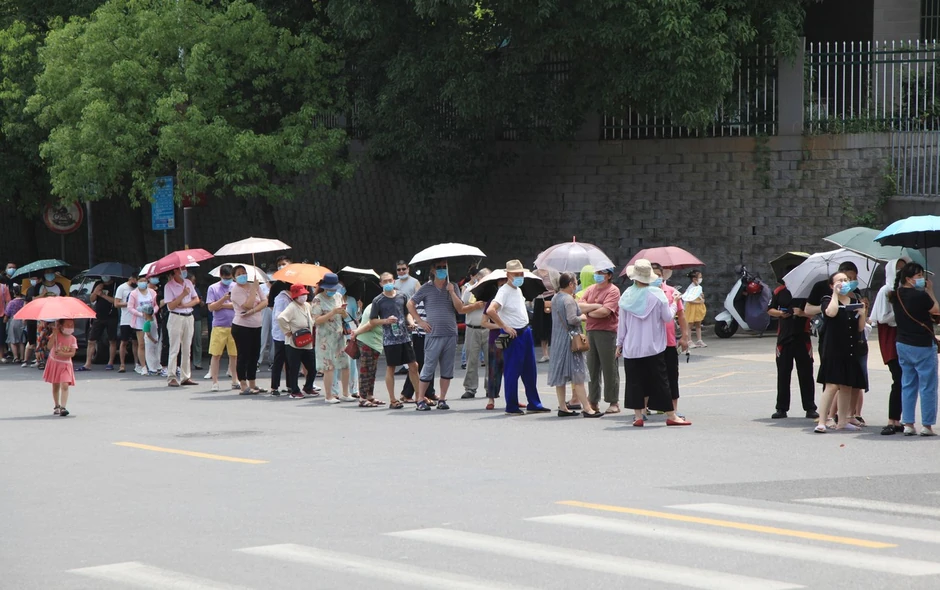 Masovna testiranja u Nanđingu