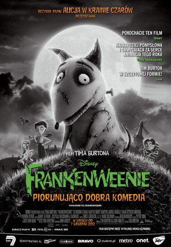 'Frankenweenie' już w polskich kinach