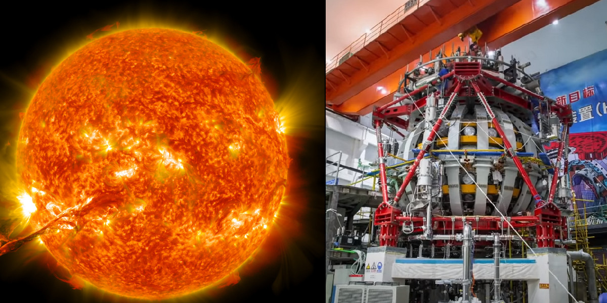 Reaktor HL-2M Tokamak jest w stanie osiągnąć temperaturę wyższą niż ta panująca w jądrze słońca