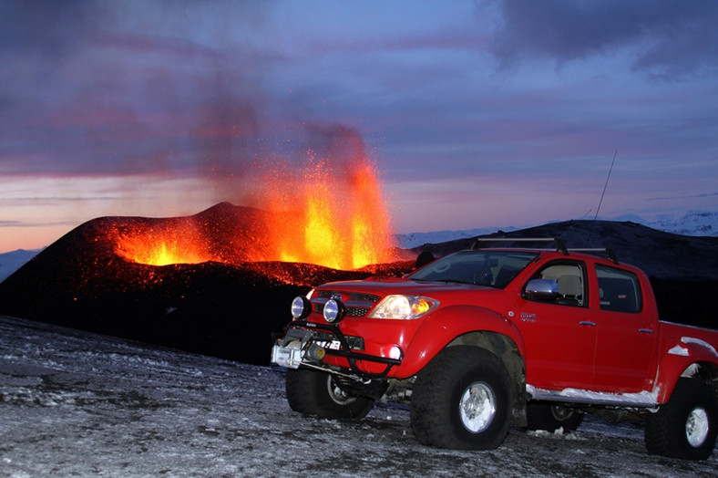 Wybuch wulkanu Eyjafallajökull to wina Toyoty?