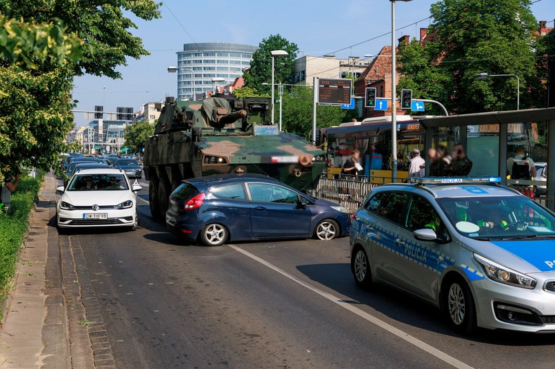 Rosomak zmiażdżył Fiestę we Wrocławiu