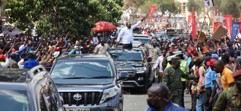 President Uhuru Kenyatta spoke on Wednesday after he commissioned the refurbished Nakuru Railway Station and addressed residents.