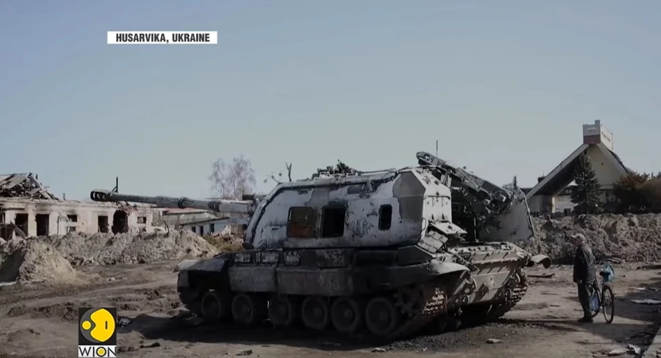 Selo Husarivka u Ukrajini