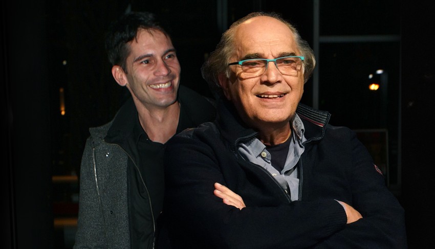 Voja Brajović sa sinom