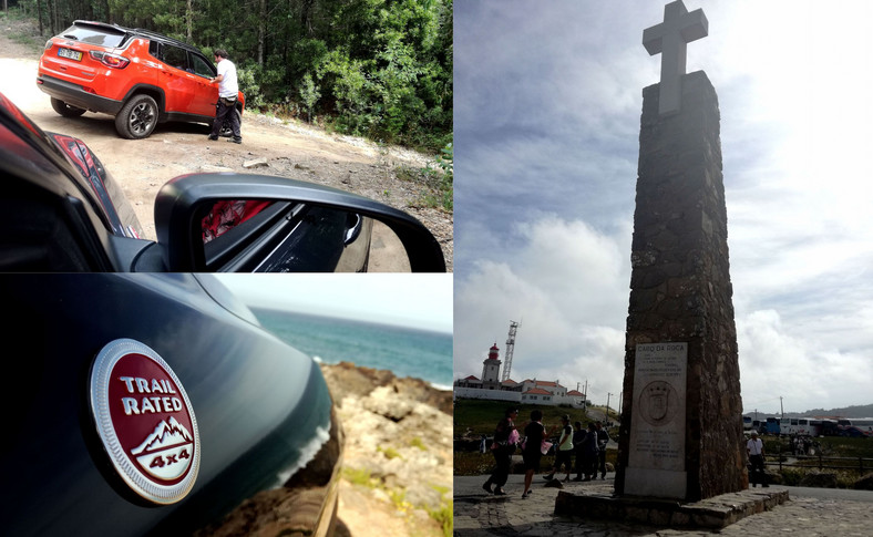 Jeep Compass Trailhawk na przylądku Cabo da Roca, czyli najdalszym krańcu Europy