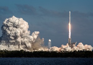 Lansiranje rakete Maskove kompanije SpejsX na Floridi u februaru 2018.