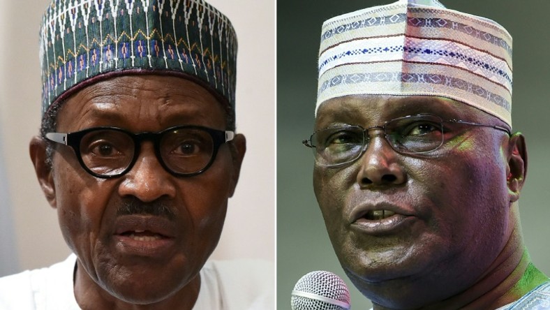 Buhari and Atiku are the front-line candidates in Nigeria's presidential vote (Punch)