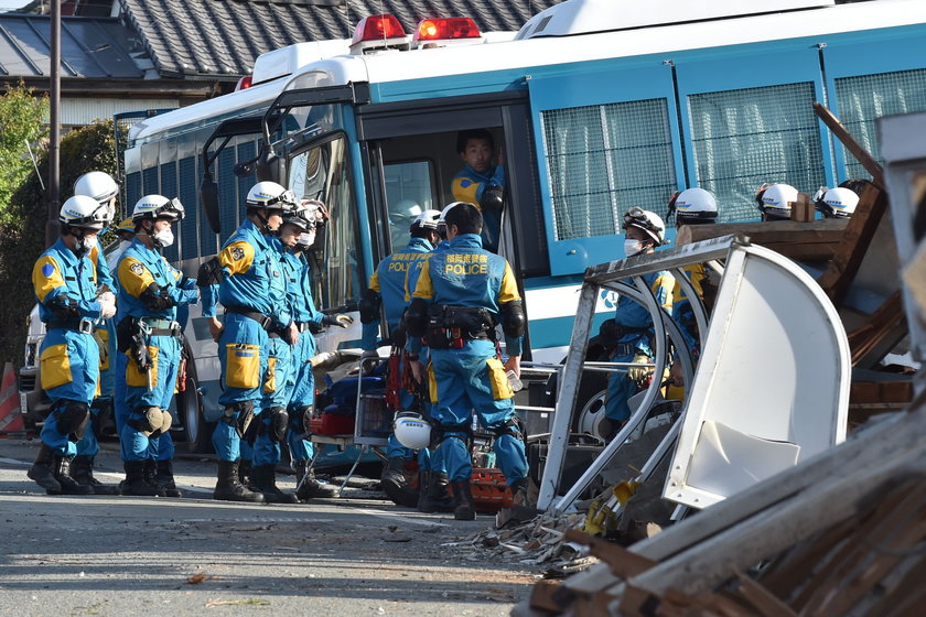 Potężne trzęsienie ziemi w rejonie miasta Kumamoto na południu Japonii