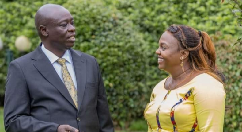 Rigathi Gachagua's with his family