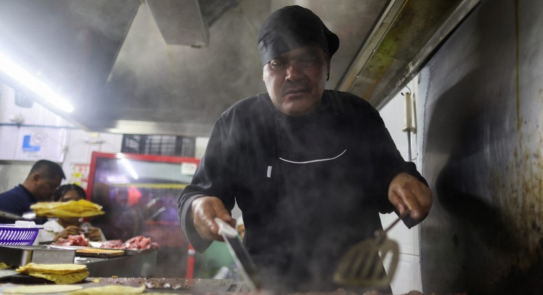 Taquera El Califa de Len, in Mexico City.GUSTAVO GRAF/Reuters