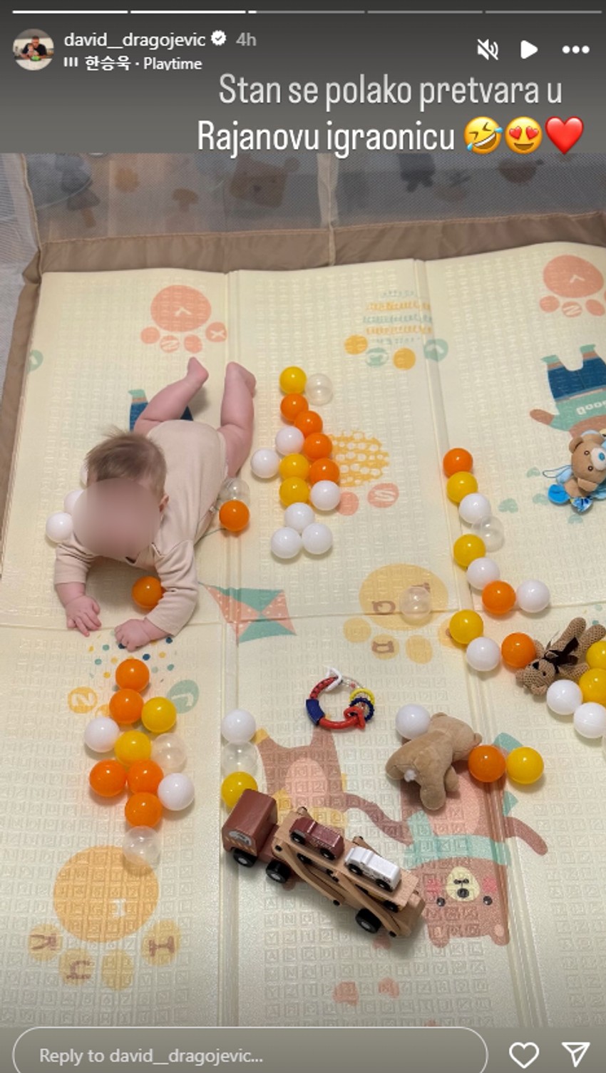 David Dragojević pokazao sina