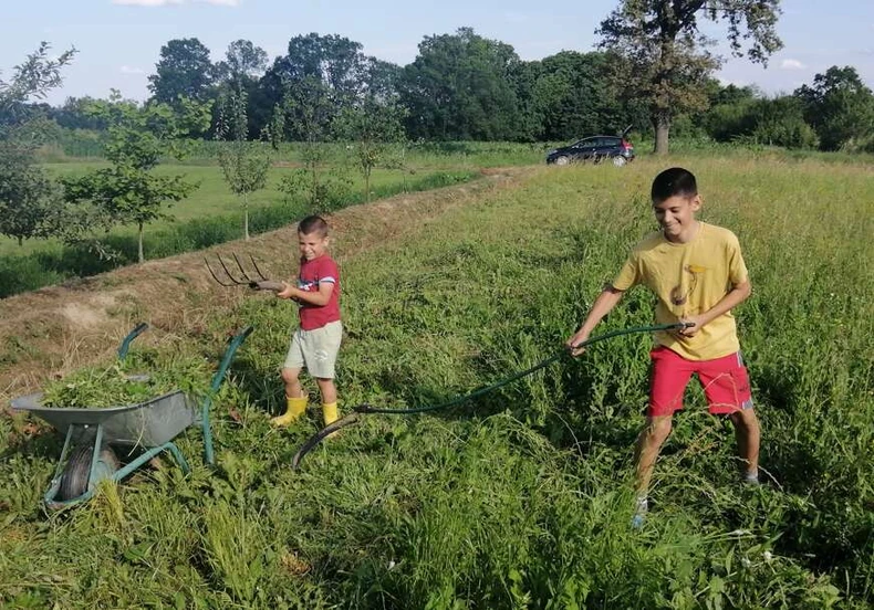 Nemanja Misimović i njegov brat rado pomažu roditeljima