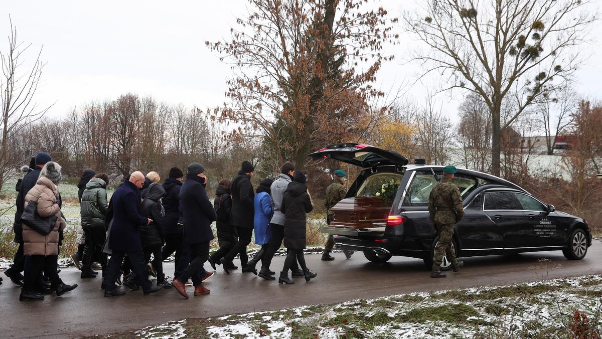 Pogrzeb mężczyzny, który zginął w Przewodowie.