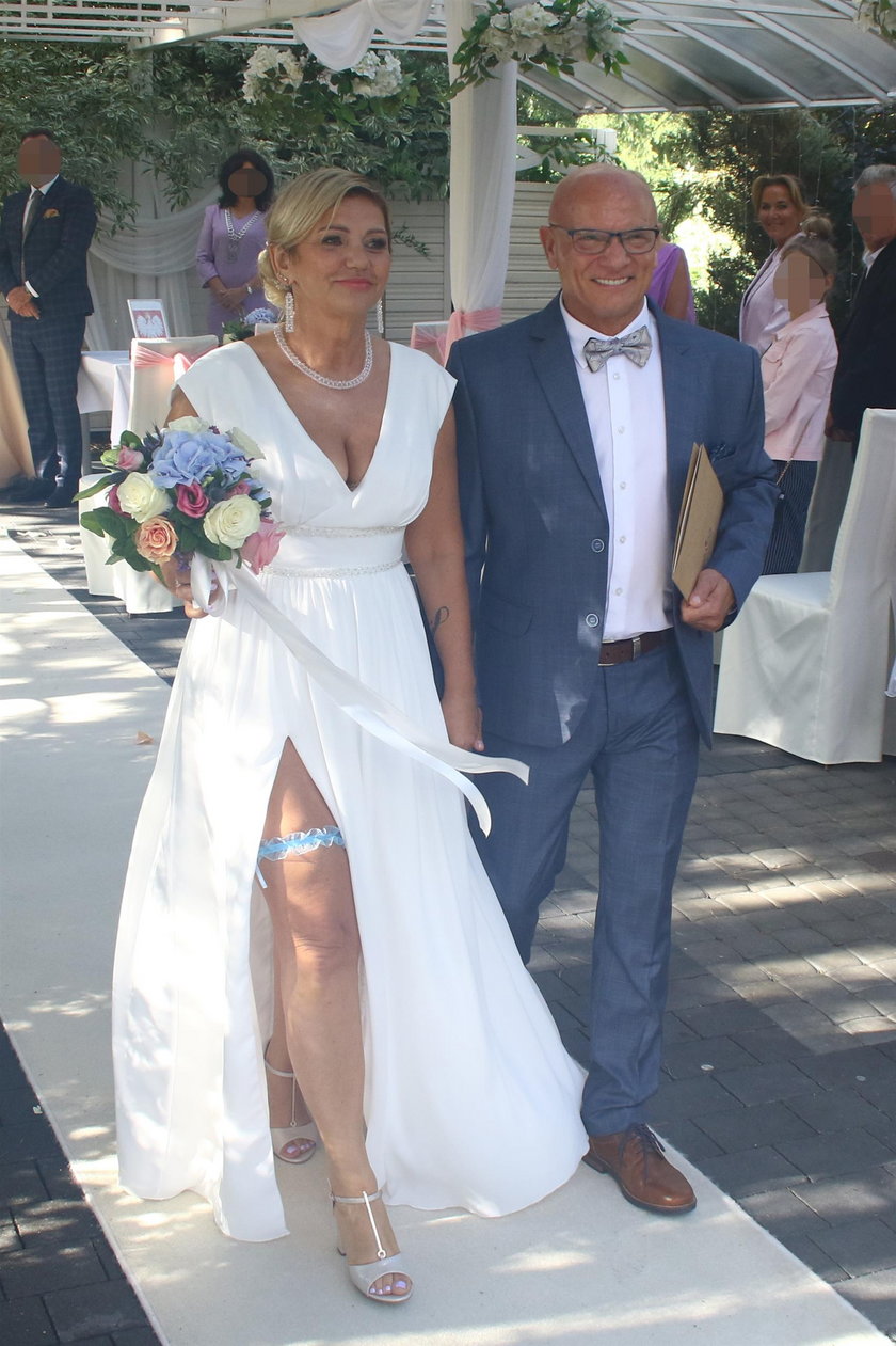 Dariusz Kosiec z "Sanatorium miłości" z żoną Jolantą.