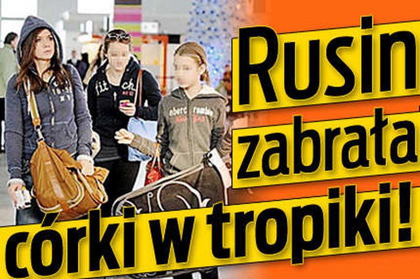 Kinga Rusin zabrała córki w tropiki!