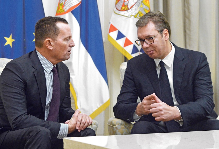 Ričard Grenel i Aleksandar Vučić