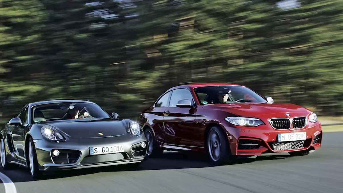 Porsche Cayman S i BMW M235i