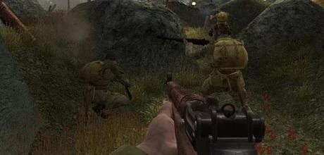 Screen z gry "Medal of Honor: Vanguard"