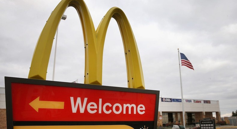 A McDonald's 24 hour drive-thru.Getty