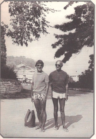 Witold Sadowy i Jan Ryżow, urlop w Warnie, 1970