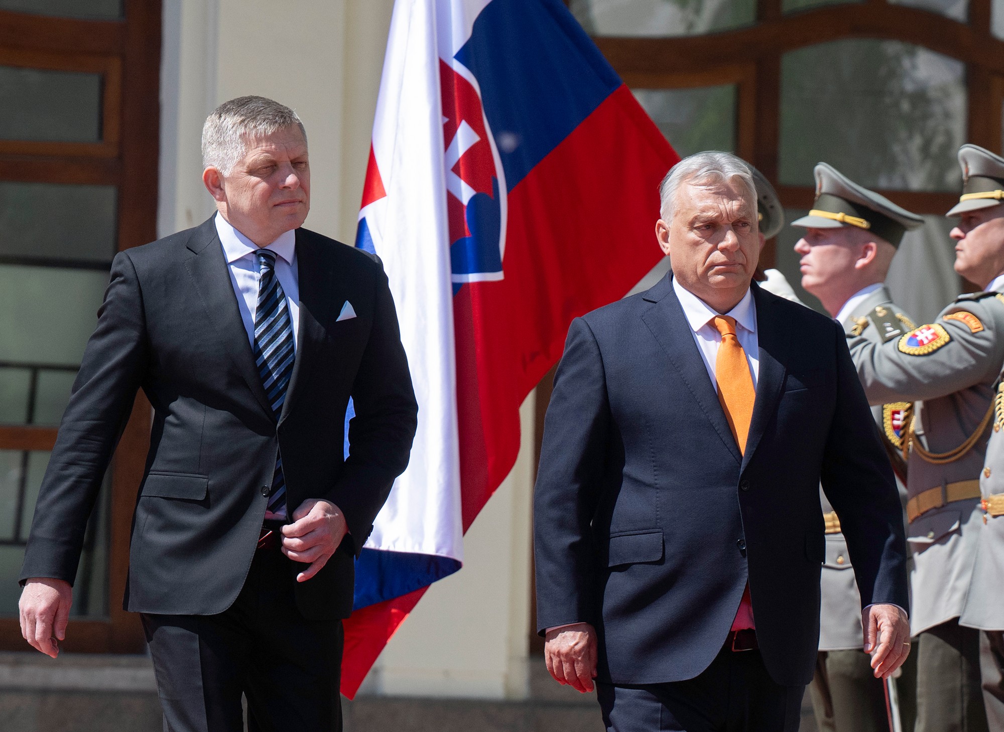 Slovenský premiér Robert Fico a predseda vlády Maďarska Viktor Orbán.