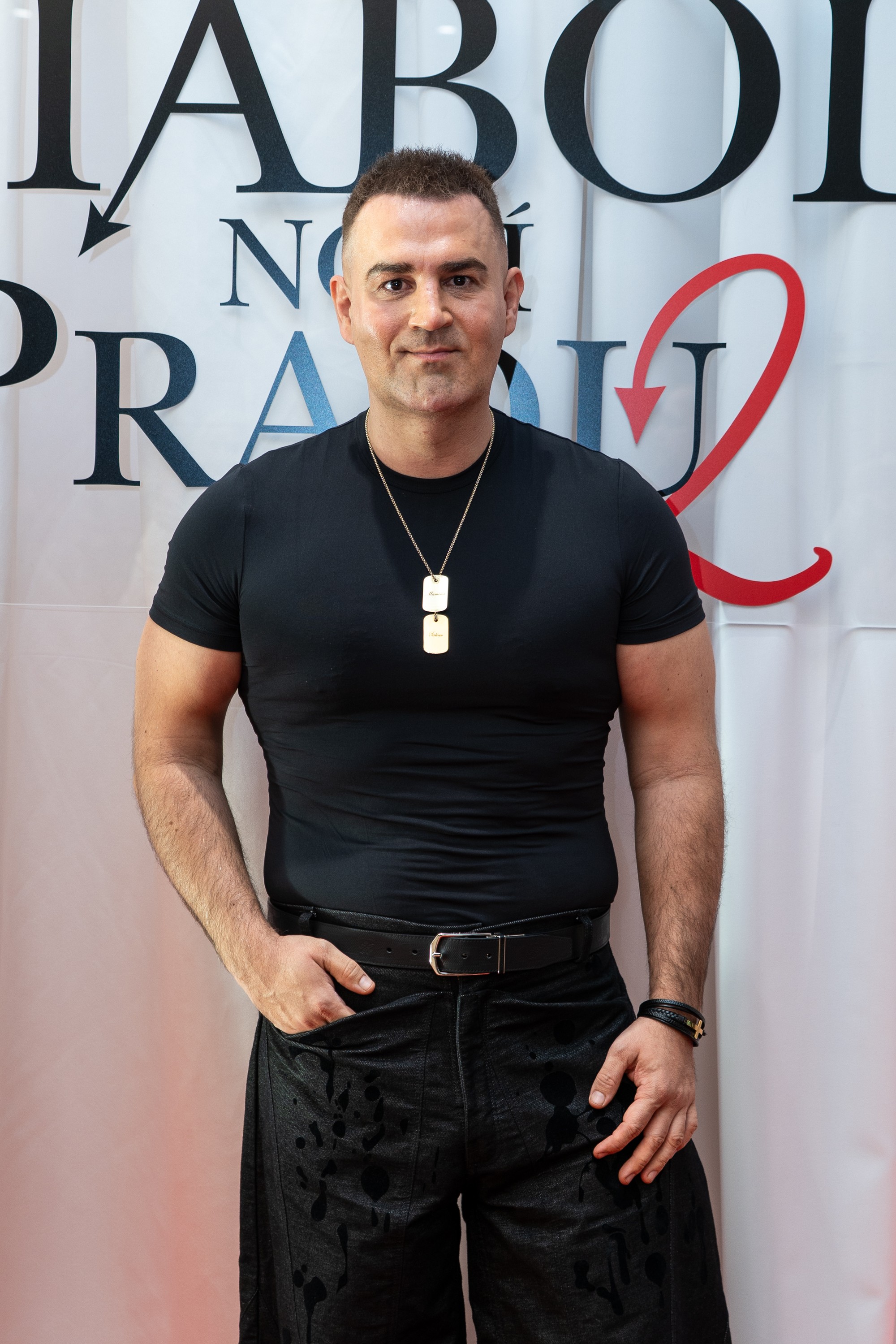 Tomáš Stríž na premiére filmu Diabol nosí Pradu 2.