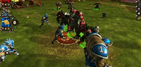 Screen z gry "Blood Bowl"