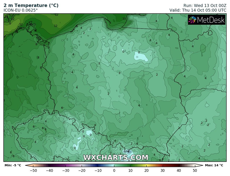 W nocy pojawią się przymrozki