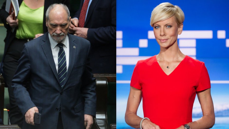 Antoni Macierewicz (fot. PAP/Marcin Obara) i Anita Werner 