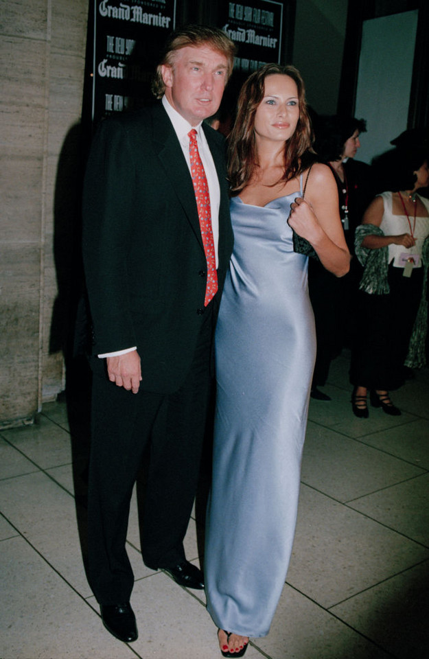 Donald Trump i Melania w 1998 roku