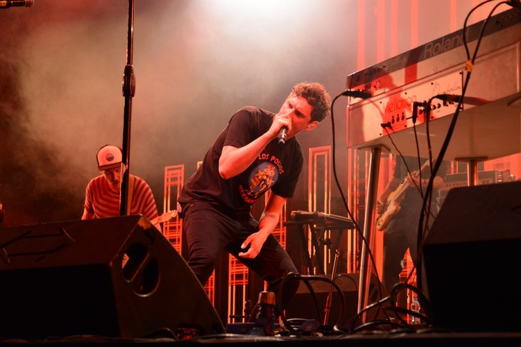 Dawid Podsiało na koncercie Męskie Granie 2018. Warszawa 2018.08.20