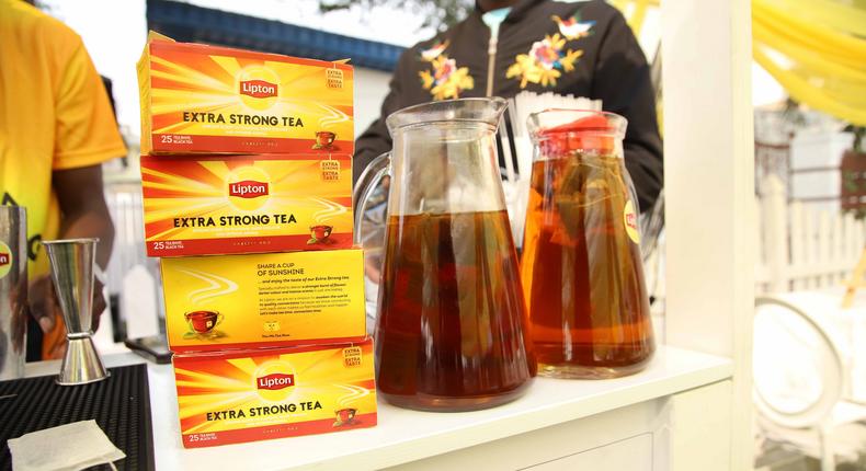 Lipton hosts a Sip and Paint event with Toke Makinwa, Denola Grey, Taymesan, and others to launch the new Lipton Extra Strong tea