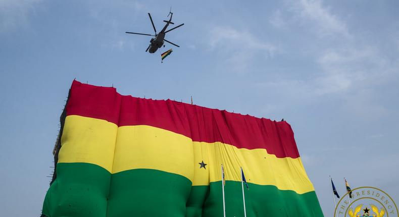 Independence Day parade at Jubilee House