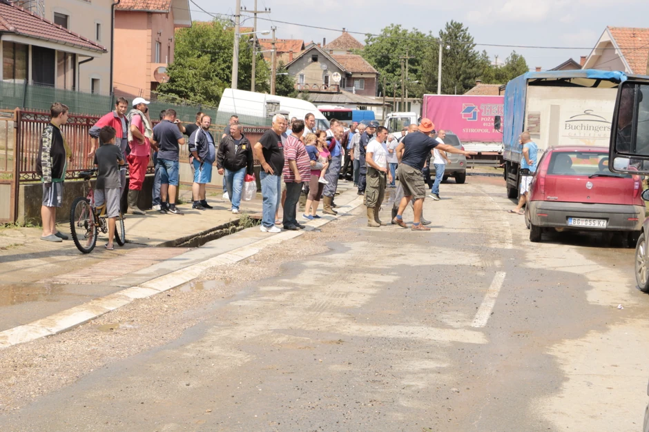 Blokada alternativnog puta ka Smederevu