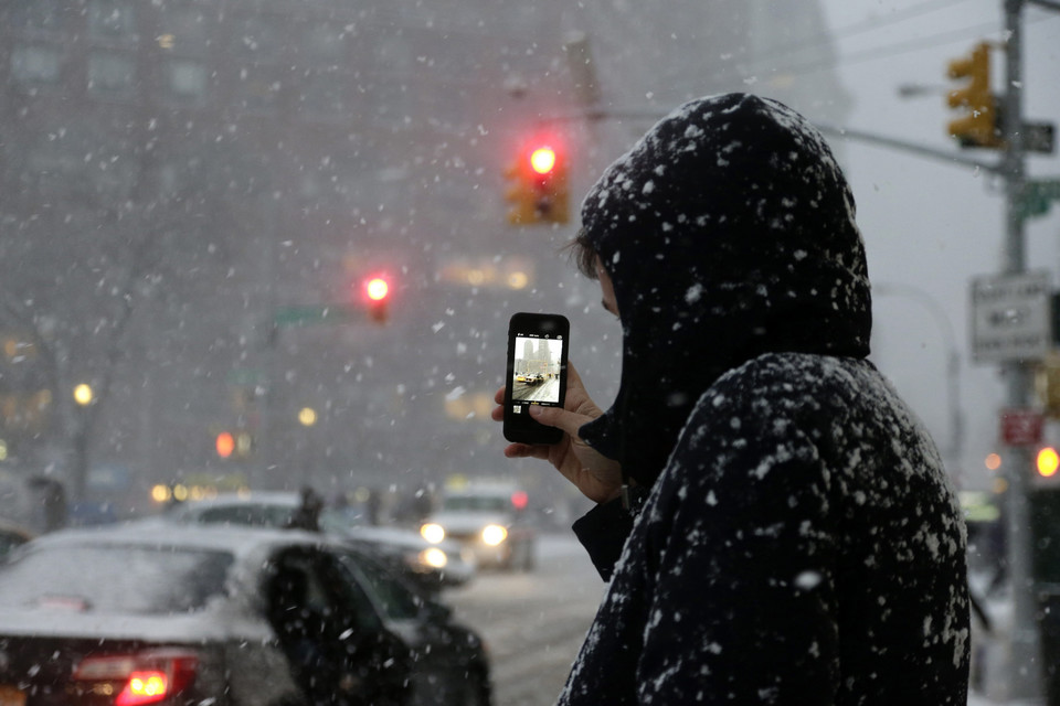 USA NEW YORK WINTER STORM (Winter Storm in New York)