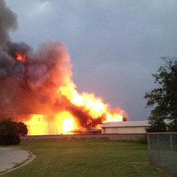 Potężna eksplozja w fabryce nawozów w Teksasie