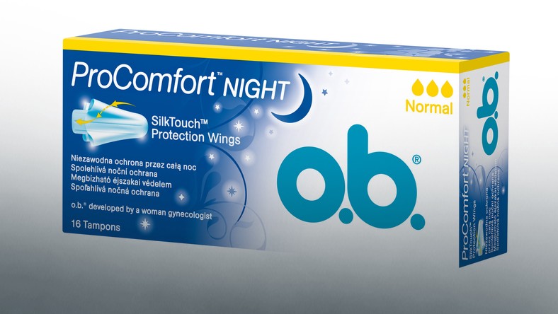 O B Procomfort Night Pierwsze Tampony Z Zabezpieczajacymi