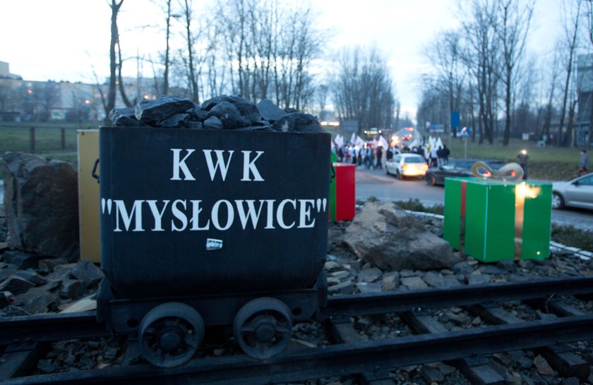 Protest w Mysłowicach