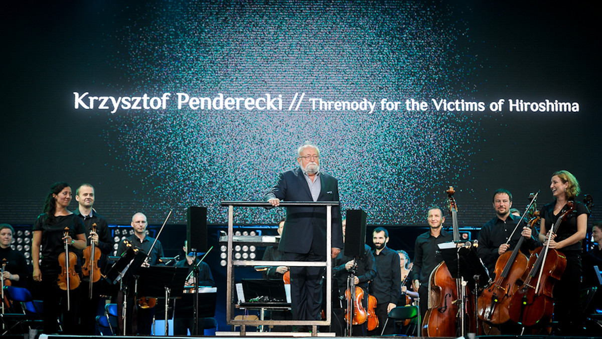 Krzysztof Penderecki i Orkiestra Kameralna AUKSO pod batutą Marka Mosia (fot. Artur Rawicz / Onet)