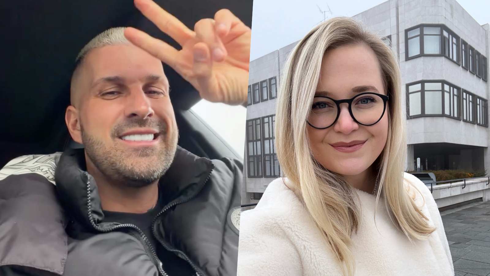 Hudobník René Strausz a slovenská poslankyňa Vladimíra Marcinková.