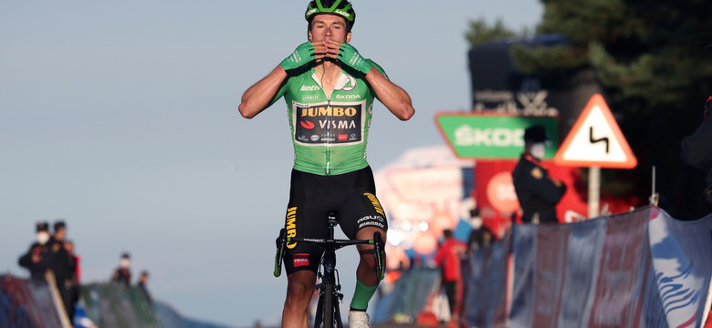 Vuelta a Espana: Roglić wygrał etap, Carapaz obronił koszulkę lidera