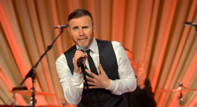 Take That vocalist Gary Barlow.