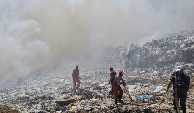 Požar na deponiji Golo brdo